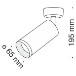 Фото 3 Потолочный светильник Technical C017CW-01W