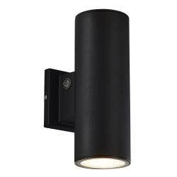 Фото SL9530.411.01 Светильник уличный настенный ST-Luce черный LED 2*15/20/25W 2700/3000/3500/4000/500 TUBO