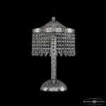 Фото 1 Настольная лампа столб хрустальный 19201L4/25IV Ni Drops
