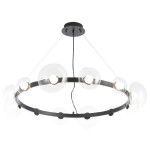 Фото 3 Люстра Crystal Lux BOSQUE SP12 BLACK/TRANSPARENT