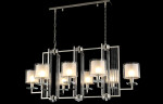 Фото 3 Люстра Crystal Lux NICOLAS SP8 L1000 GOLD/WHITE