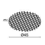 Фото 5 Комплектующие для светильника Technical HoneyComb-D45