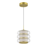 Фото 3 SL6239.203.03 Светильник подвесной ST-Luce золото/прозрачный LED 1*16W 3000K ФРИТЕЛЛА