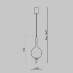 Фото 3 Подвесной светильник Maytoni Z020PL-L6B3K
