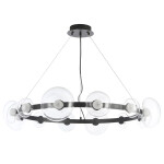 Фото 2 Люстра Crystal Lux BOSQUE SP12 BLACK/TRANSPARENT