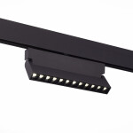 Фото ST362.446.12 Магнитный трековый светильник Черный LED 1*12W 4000K 1 009Lm Ra>90 36° IP20 L219xW22xH1 SKYLINE 48