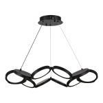 Фото utsenka-SL6508.403.01 Светильник подвесной ST-Luce Черный/Белый LED 1*60W 4000K РИО