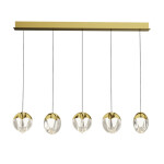 Фото 3 Подвесной светильник MD24001033-5B gold/clear