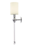 Фото 3 Бра Crystal Lux MIRABELLA AP1 CHROME/WHITE