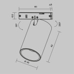 Фото 4 Трековый светильник Technical TR187-1-9W2.7K-M-BBS