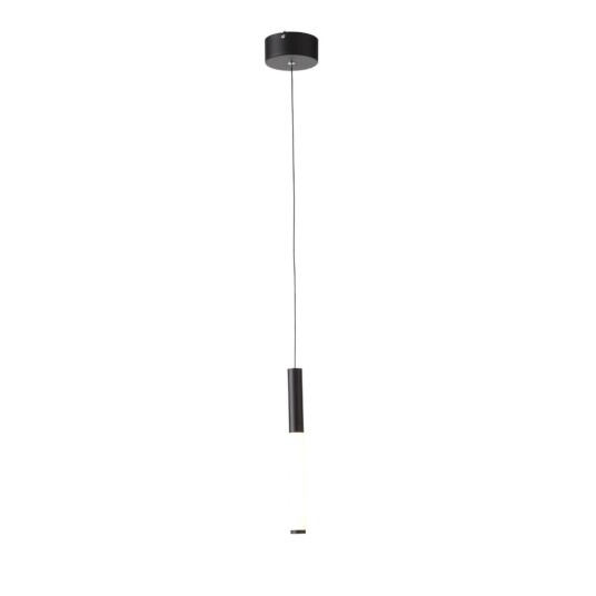 Фото SL1593.403.01 Светильник подвесной ST-Luce Черный/Белый LED 1*8W 3000K ГАЛЛАРИ
