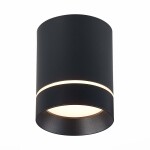 Фото 3 ST115.432.12 Светильник потолочный Черный LED 1*12W 3000K 840Lm Ra>90 120° IP20 D79xH100 170-240V Накладные светильники