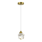 Фото SL6114.203.01 Подвес ST-Luce Золотистый/Прозрачный LED 1*3W 3000K КАСКАТО