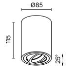 Фото 3 Потолочный светильник Technical C016CL-01W
