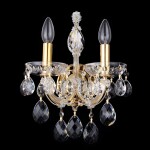 Фото 3 Бра Crystal Lux ISABEL AP2 GOLD/TRANSPARENT