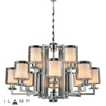 Фото 3 Светильник подвесной iLamp King RM6201-8+4 CR+CL