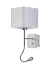 Фото 3 Бра Crystal Lux PACO AP2 CHROME/WHITE