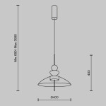 Фото 3 Подвесной светильник Maytoni MOD185PL-L12CG3K3