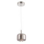 Фото 2 Светильник подвесной Crystal Lux BOX SP1 CHROME/SMOKE