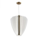Фото 4 SL6509.213.01 Светильник подвесной ST-Luce Золотистый/Прозрачный LED 1*75W 4000K FESALE
