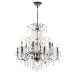 Фото 2 Люстра Crystal Lux ODELIS SP12 BROWN