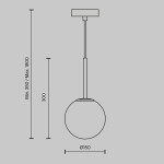 Фото 4 Подвесной светильник Maytoni MOD321PL-01G1