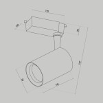 Фото 3 Трековый светильник Technical TR003-1-10W3K-W-B