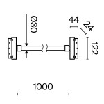 Фото 3 Трековый подвесной светильник Technical TR101-2-20W3K-B