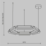 Фото 4 Подвесной светильник Maytoni MOD296PL-L40BS3K