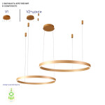 Фото 3 Люстра Crystal Lux MUCHOS SP123W LED  GOLD