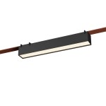 Фото ST456.436.12 Св-к трек. Черный LED 1*12W 3000K 670Lm Ra90 120 IP20 L323xW40xH45 48V BAND