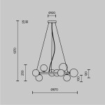 Фото 5 Подвесной светильник Maytoni MOD545PL-11G