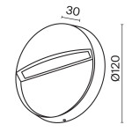 Фото 3 Подсветка для лестниц Outdoor O046SL-L3B3K