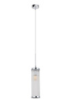 Фото 3 Светильник подвесной Crystal Lux TADEO SP1 D100 CHROME/TRANSPARENTE