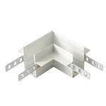Фото 2 Соединитель для магнитного встраиваемого шинопровода для ГКЛ12,5 мм угловой Crystal Lux CLT 0.223 11 WH