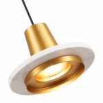 Фото 1 SL1212.203.01 Подвес ST-Luce Латунь/Латунь, Белый LED 1*12W 3000K ОЛЬТАРНО