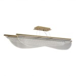 Фото 4 SL6509.223.01 Светильник подвесной ST-Luce Золотистый/Прозрачный LED 1*60W 4000K FESALE