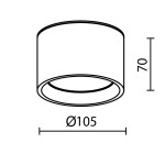 Фото 3 Потолочный светильник Technical C090CL-10W3K-B