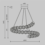 Фото 1 Подвесной светильник Maytoni MOD555PL-L35G3K