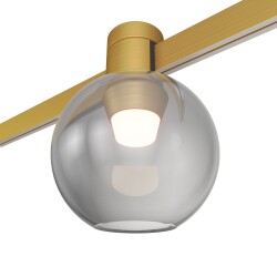 Фото ST819.246.03 Магнитный трековый светильник FARM Золотистый LED 1*3W 4000K 89Lm Ra90 120 IP20 D85xH1 FARM