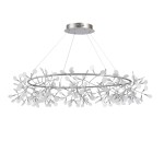 Фото 2 SL379.103.216 Люстра подвесная ST-Luce Серебристый/Белый LED 216*0,5W 3500K РАФИНА