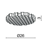 Фото 5 Комплектующие для светильника Technical HoneyComb-D26