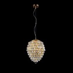Фото 2 Светильник подвесной Crystal Lux CHARME SP4 GOLD/TRANSPARENT