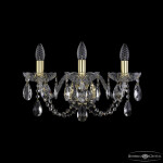 Фото 2 Бра хрустальные 1402B/3/160/XL G Bohemia Ivele Crystal