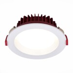 Фото 4 ST752.548.18 Св-к встр. Белый LED 1*18W 4000K 1 440Lm Ra80 100° IP44 D140xH52 100-240VV Встраиваемые светильники