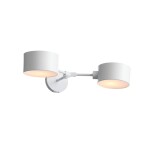 Фото 4 SLE183501-02 Светильник настенный Белый/Белый E14 2*60W GIMENTO