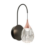 Фото 3 Настенный светильник MB24001004-1A copper/clear