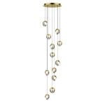 Фото 2 Подвесной светильник MD24001033-12A gold/clear