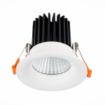 Фото 2 ST703.538.10 Св-к встр. Белый LED 1*10W 3000K 900Lm Ra>90 38° IP20 D85xH75 170-240V Встраиваемые светильники