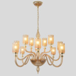 Фото 4 Люстра Crystal Lux SILVESTRO SP12 AMBER